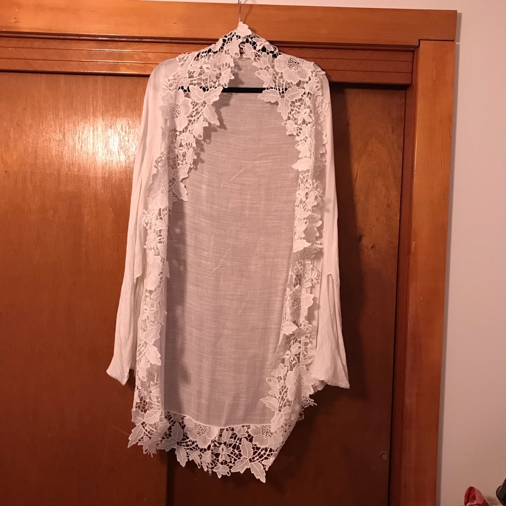 White Cardigan